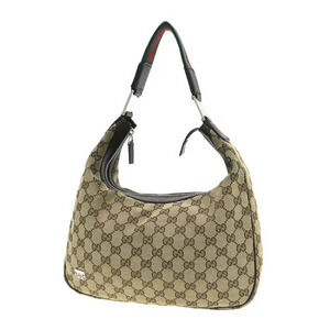 Gucci GG Canvas Pop Hobo bag monogram web Brown